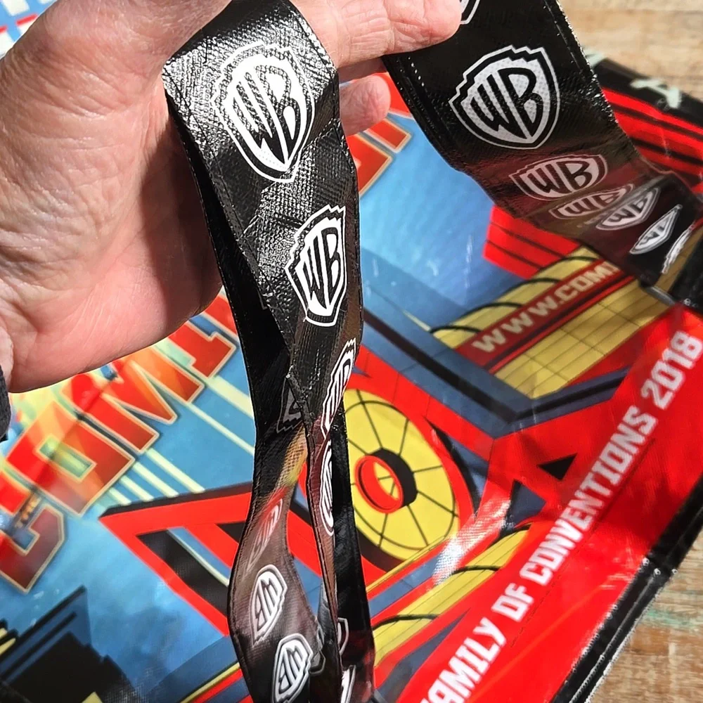 Comic Con EXCLUSIVE Vinyl Canvas Tote  with 